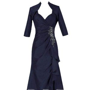 Evening Gown Navy Blue